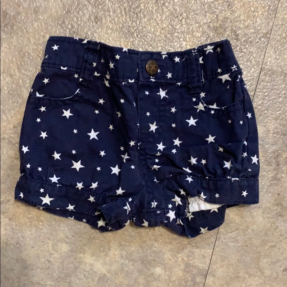 Infant girls stars shorts